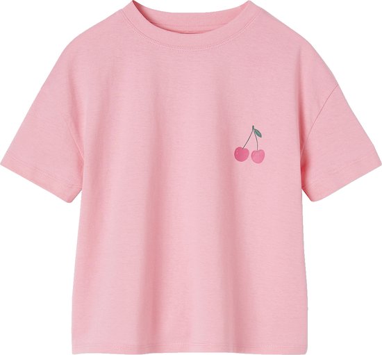 Vertbaudet Effen Basics meisjesshirt met korte mouwen
