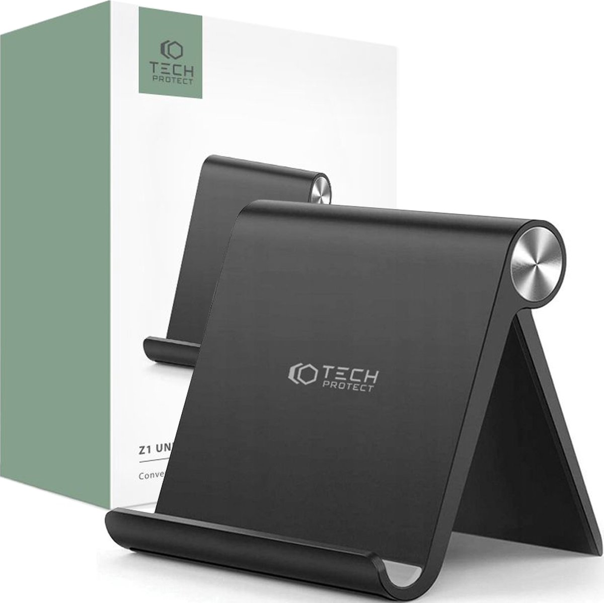 TECH-PROTECT - Z1 - UNIVERSELE STANDHOUDER SMARTPHONE & TABLET ZWART