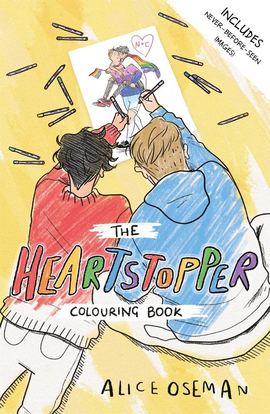The Heartstopper Colouring Book - cover