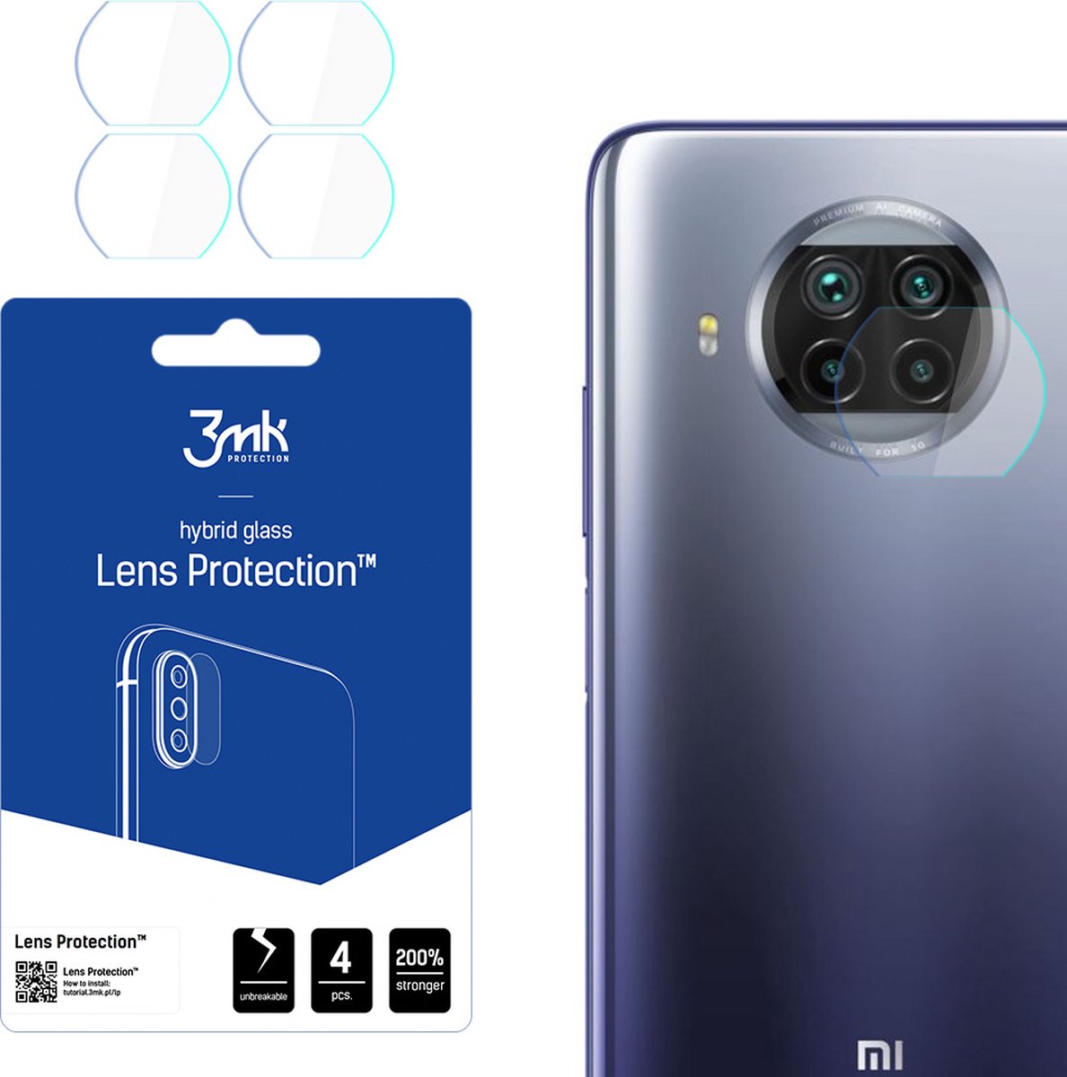 Xiaomi Mi 10T Lite 5G - 3mk Lens Protection