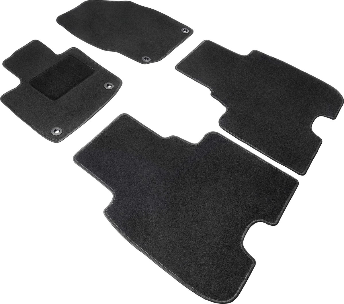 Walser Comfort Naaldvilt Velours voetmatten geschikt voor Honda Civic IX 09/2011-Vandaag