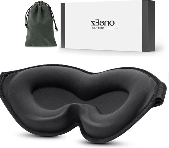Verduisterend Slaapmasker met Ergonomisch Ontwerp voor Dames en Heren - Ultrapréttig Verduisterend Slaapmasker met Ergonomisch Ontwerp voor Dames en Heren - Ultrapréttig