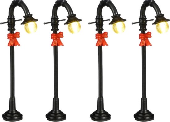 Luville - Street Lamp Bow - Set van 4