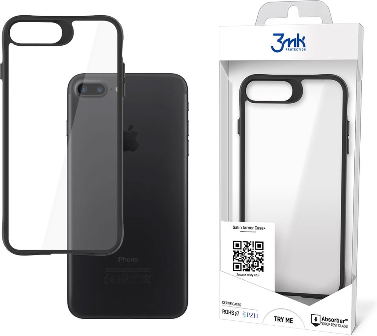 Apple iPhone 7/8/SE 2020/2022 - 3mk Satin Armor Case+