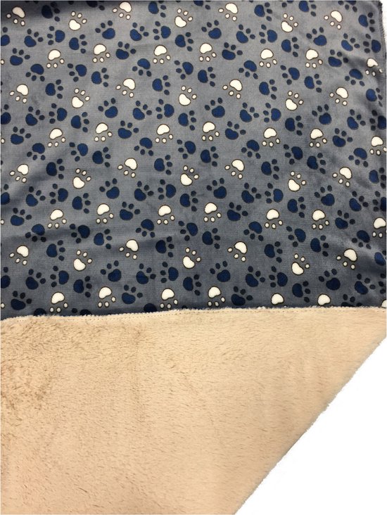 Adori Fleece Deken Dubbel - Hondendeken - 150X100 cm Grijs