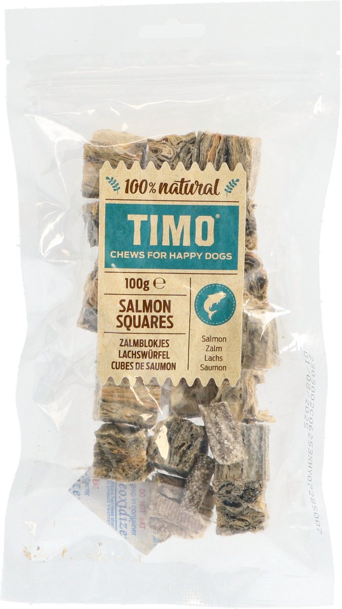 Timo Vis Squares - Hondensnacks - 100 g