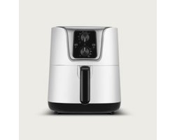 Grundig FRY 6840 Enkel 3 l Vrijstaand 1300 W Heteluchtfriteuse Zwart, Wit