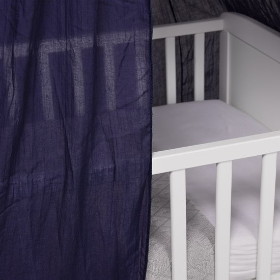 Deconet Baby Sluier - Nachtblauw-Topring 60cm/ Omtrek 400cm — afbeelding 4