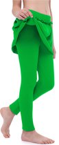 Merry Style Meisjes Lange Legging van Katoenen met Rok - Sport - MS-MS10-255-LE - Groen - 158