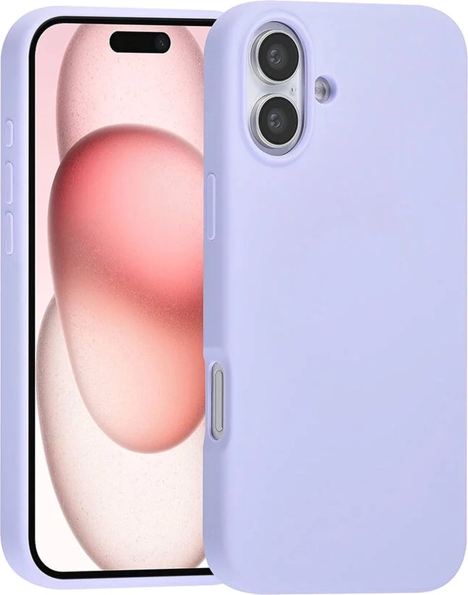 TUNIQ telefoonhoesje voor Apple iPhone 16 - TPU backcover - Paars