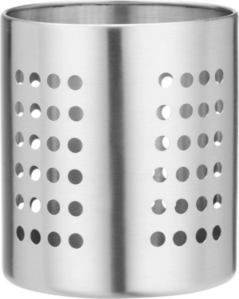 HENDI Bestekhouder – geperforeerd – roestvast staal – 110x130 mm – vaatwasmachinebestendig