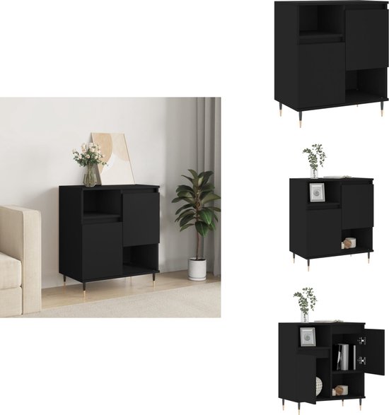 Dressoir met lade 71x35x84 cm spaanplaat oud hout