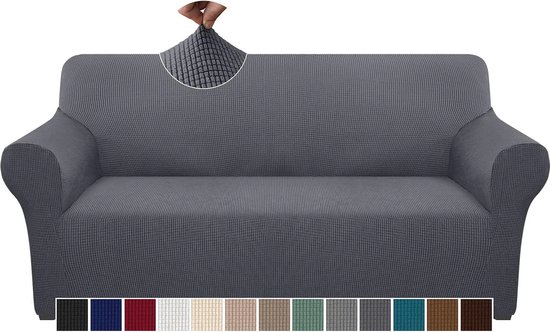 Topchances Huisdierbankhoes – Orthopedisch Hondenbed Met 4-zijdige Bolsters – Waterdicht – Wasbaar – 90x90x13 Cm – Blauwgrijs 2 miniatura