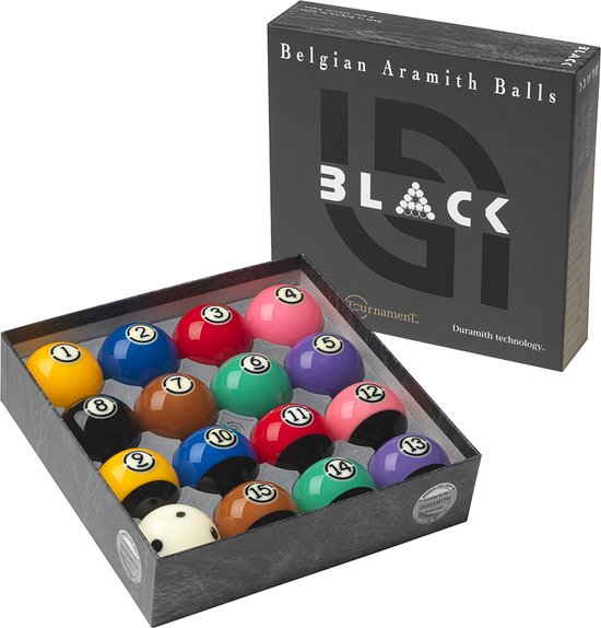 New Aramith US Black poolballenset 57,2mm