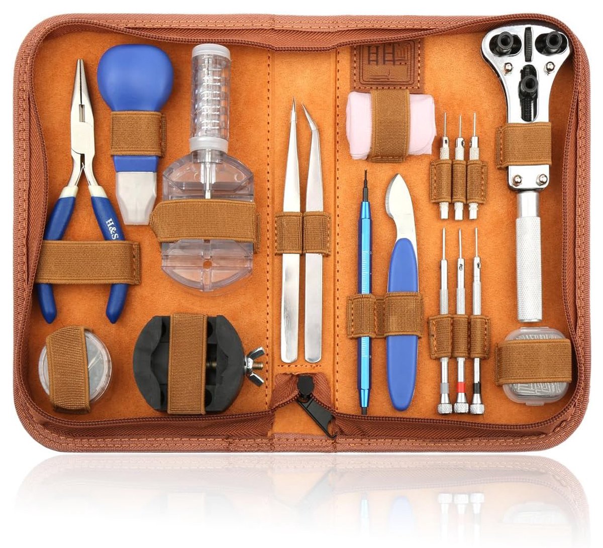 147-delige Horloge Reparatieset - Gereedschap voor het Verwijderen van Pin, Link Back en Bandafstelling - Inclusief Opbergdoosje