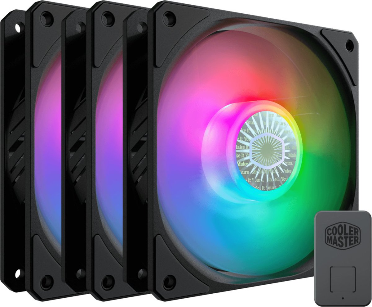 COOLERMASTER 120MM SICKLEFLOW 120 ARGB 3IN1 TRIPLE PACK