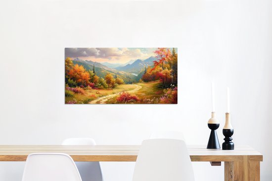 Tableau aluminium 120x60 cm - Décoration murale métal - Paysage - Illustration - Nature - Décoration murale métal salon - Décoration industrielle - Photo sur dibond - Accessoires industriels chambre