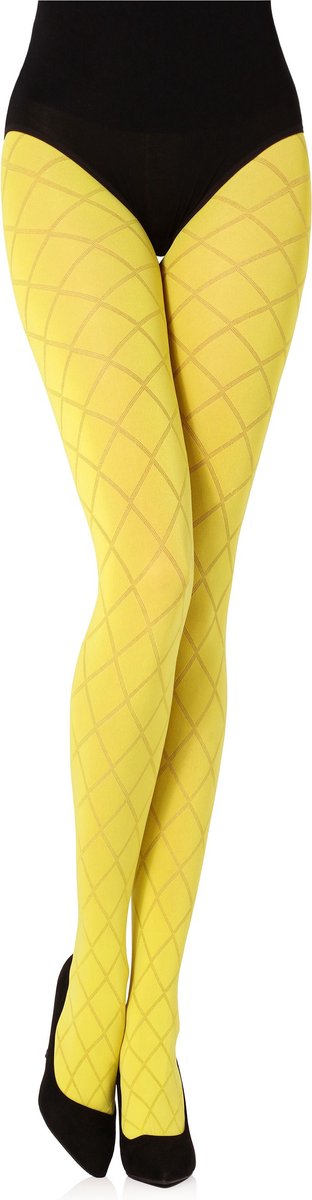 Merry Style MS-GB-328 Dames Panty - 60 DEN- 3D-technologie - Polyamide - Canarinno - XL