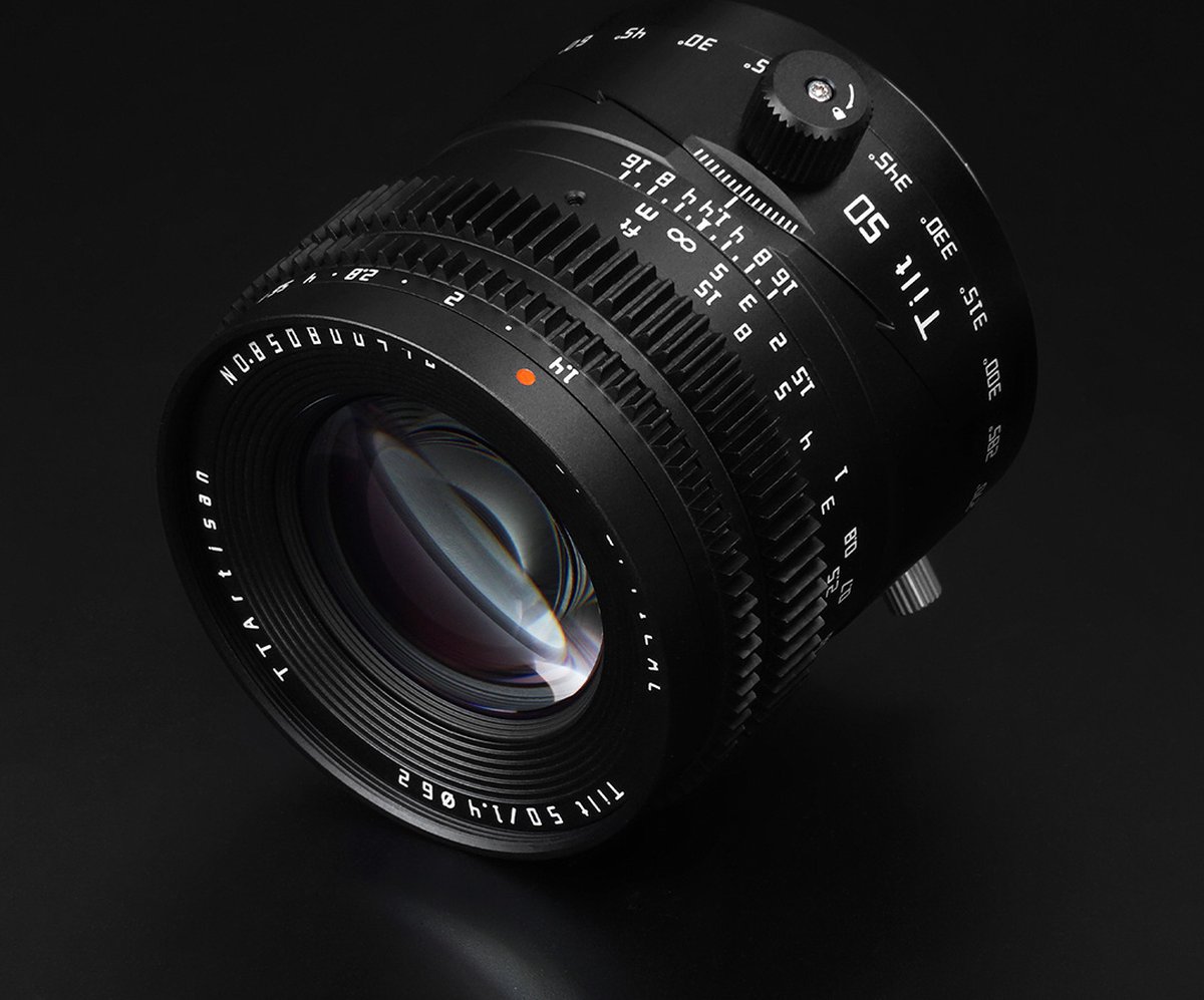 TT Artisan - Cameralens - Tilt 50mm F1.4 voor Canon R-vatting, zwart thumbnail 6