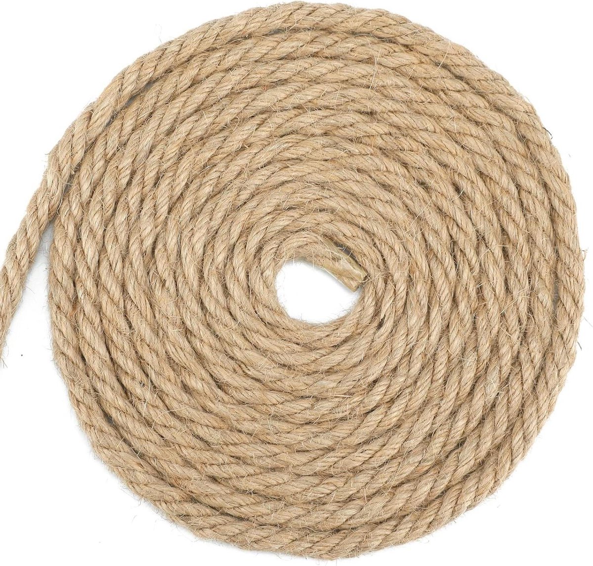 10M Bakers Touw van Jute Touwkoord voor DIY Ambachten - Kunst en Tuinieren Toepassingen - 10M*8MM