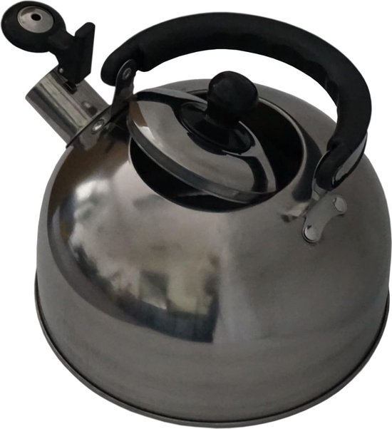 Bouilloire sifflante Equivera - Bouilloire sifflante à gaz - Bouilloires sifflantes - Bouilloire à eau de camping - Idéale pour le camping !