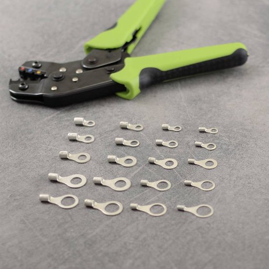 Kabelschoenen, 50 ², gat - 10, van vertind koper, niet geïsoleerd