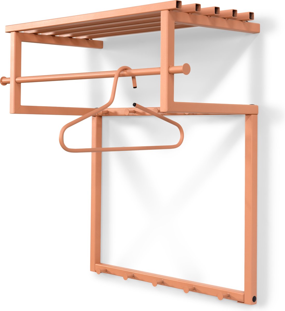 Spinder Design kapstok Rizzoli - Clay Terra - 10 haken - Staal