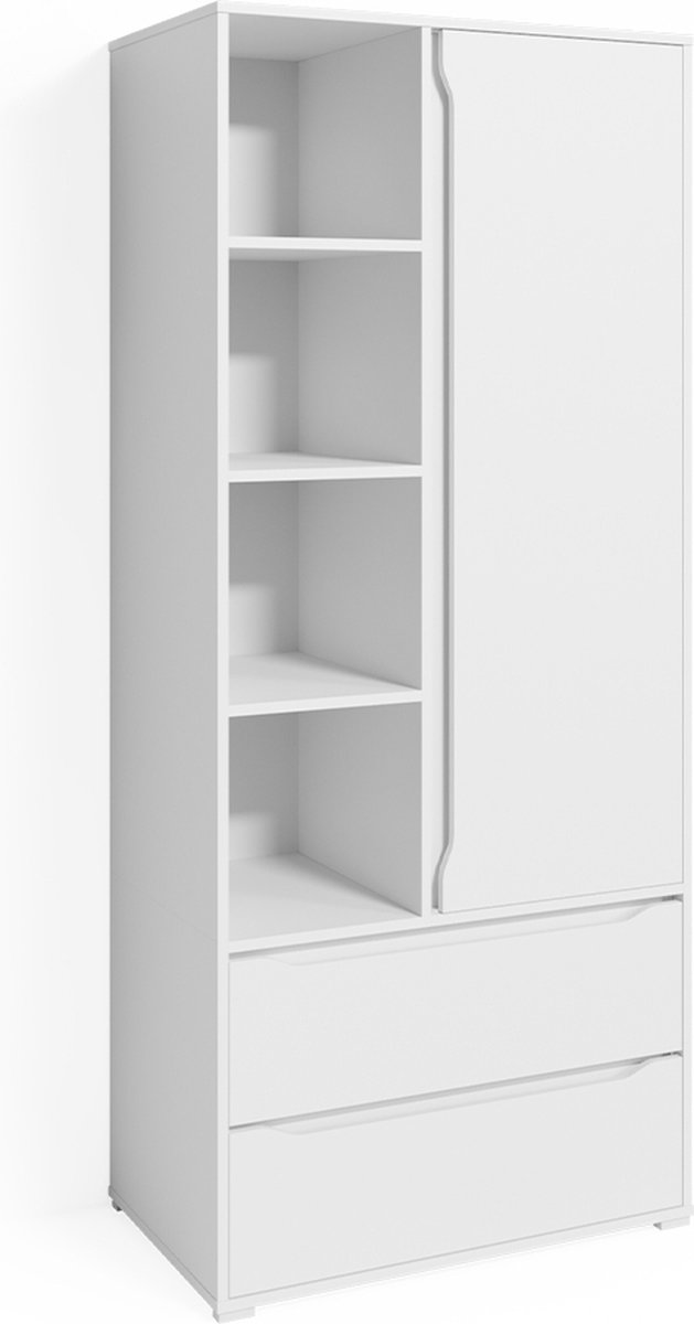 Vicco Ruben Kledingopslagkast – 80 x 189.9 cm Wit