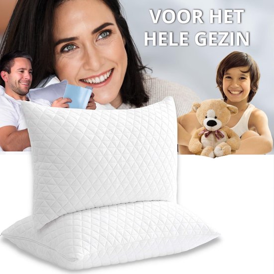 MaxxGoods Reiskussen - Orthopedisch neksteunkussen van visco-gelschuim 40 cm x 24 cm x 12 cm - huidvriendelijk & ademend, ideaal voor reizen in de auto, trein, vliegtuig - incl. Aloe Vera beschermhoes