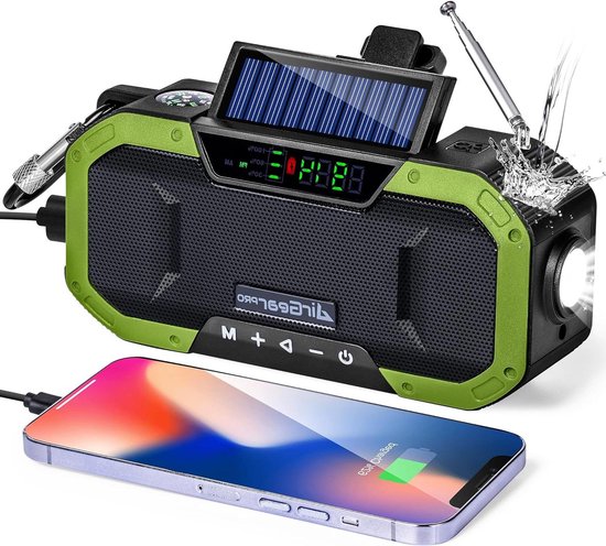 Solar Hand Crank Radio Am / fm / sw Radio Usb Draagbare Noodradio Met Led Zaklamp Outdoor Tool | NL Solar Hand Crank Radio Am / fm / sw Radio Usb Draagbare Noodradio Met Led Zaklamp Outdoor Tool | NL