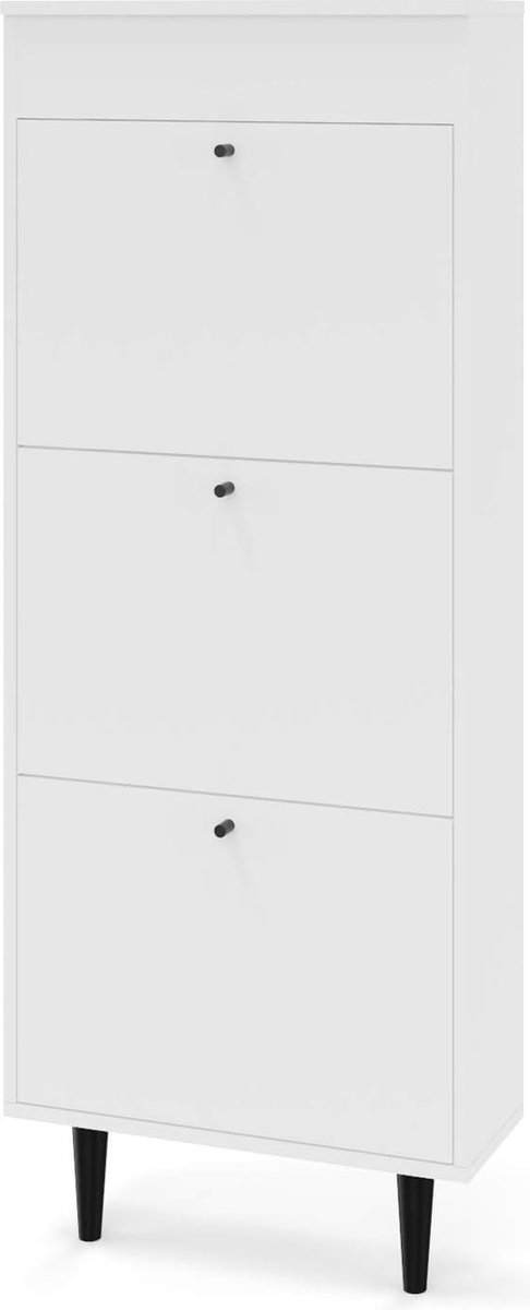 Goodivery ® Schoenenkast met Modern Scandinavisch Design en Extra Opbergruimte