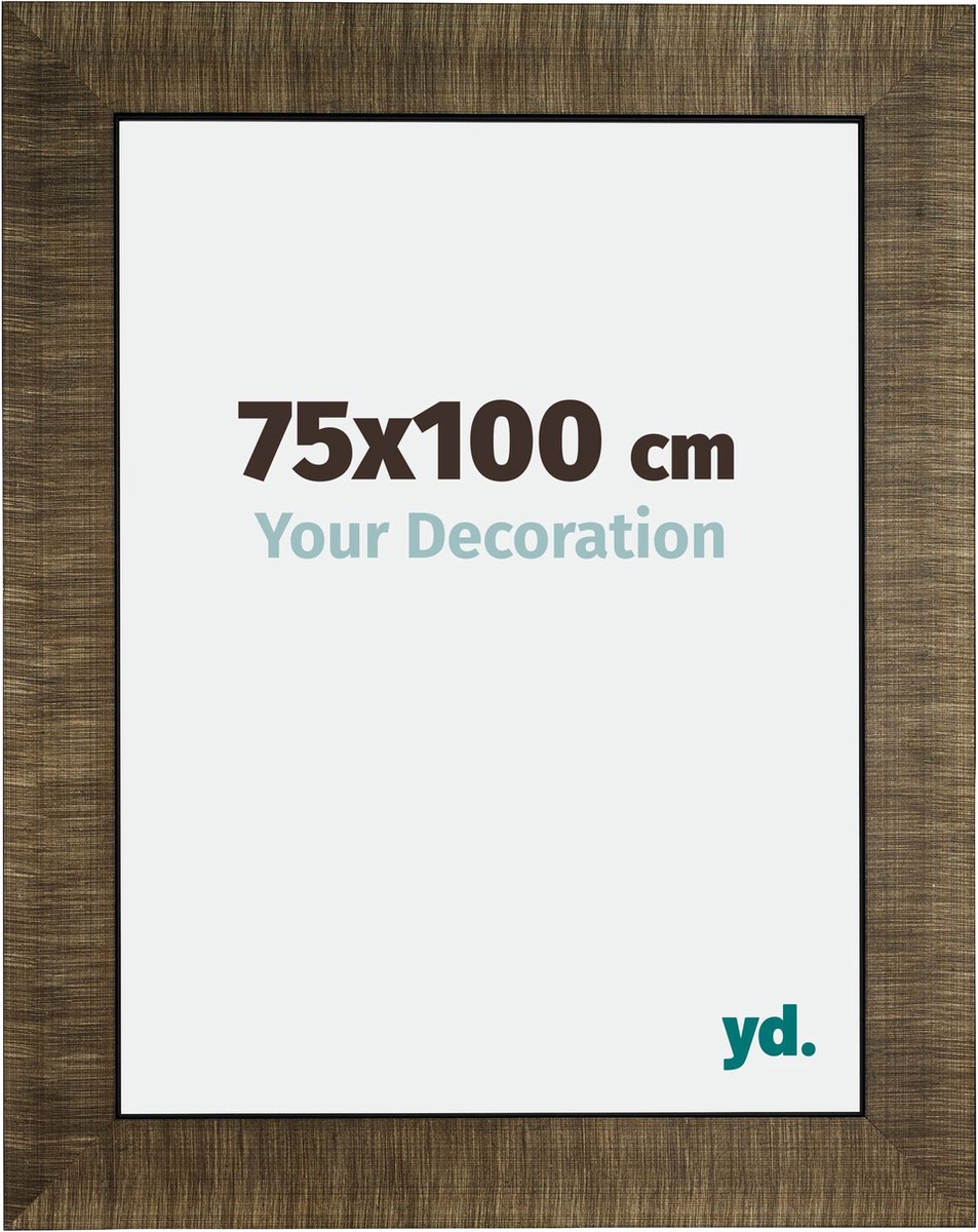 yd. Your Decoration - Fotolijst 75x100 cm - Hout - Champagne Geborsteld - Leeds