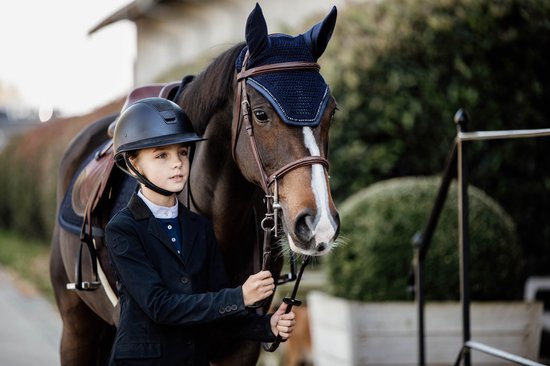 Foto: Oornetje wellington glitter donkerblauw pony