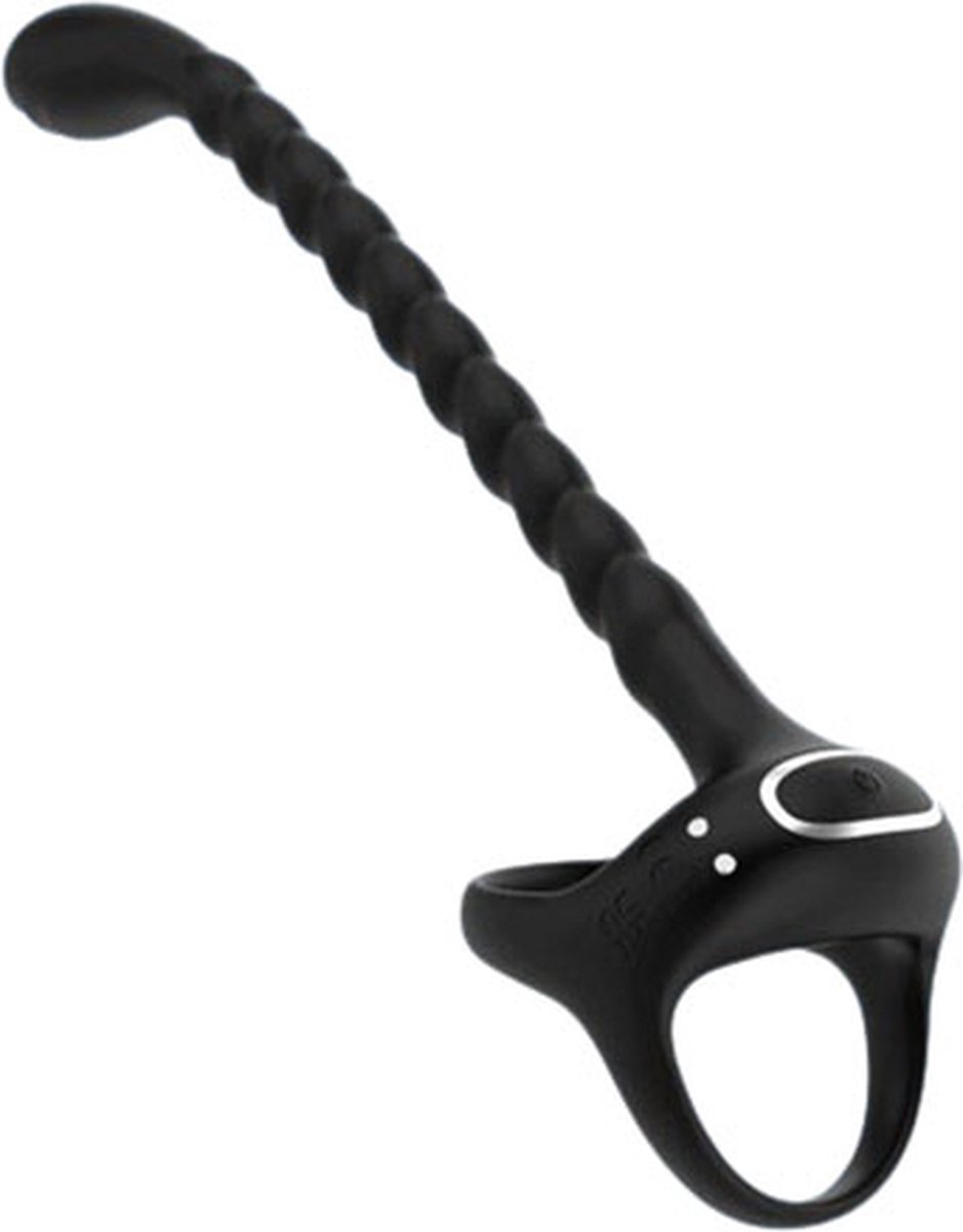 Goedkoopste Anale vibrator mannen - Inclusief penis en balzak ring - Bluetooth bestuurbaar - Prostaat massage - Vibrerende cockring - 10 vibratiestanden