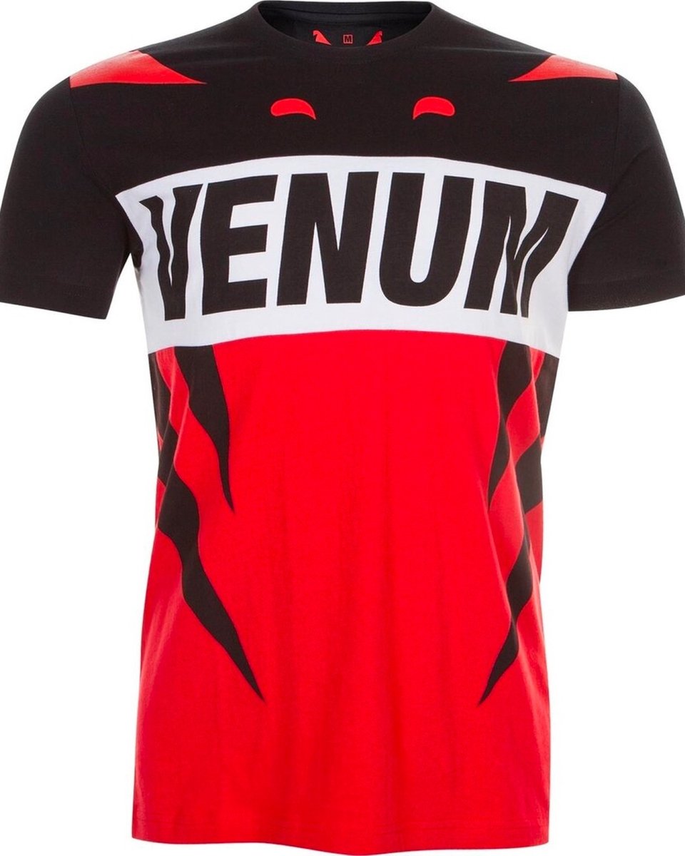 Venum Revenge T-Shirt Zwart Rood - S