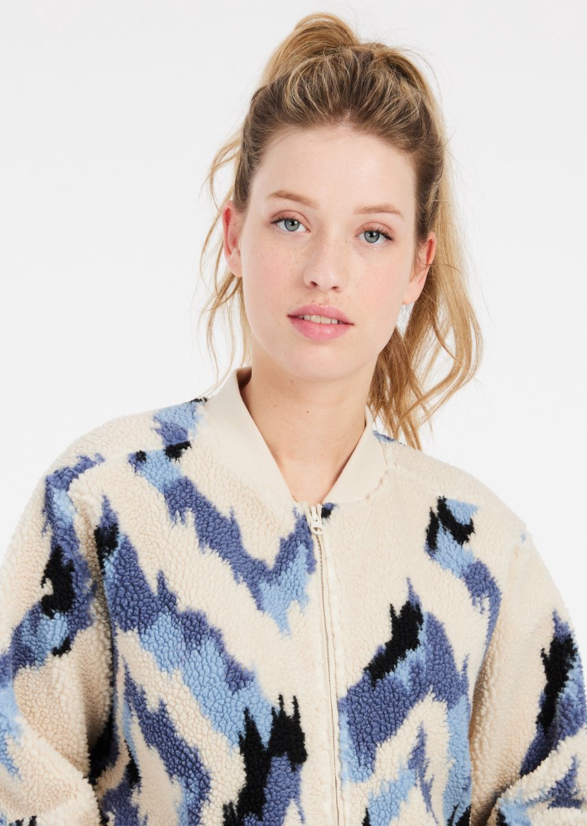 Protest Prtagatha – Skipully Dames – Ritssluiting – High-pile teddy fleece – Galaxy — cadeau in Mode & Accessoires - foto 8