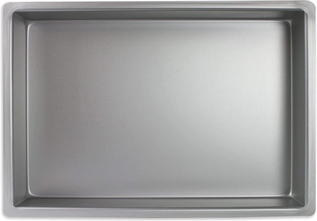 Aluminium Langwerpige Cake Pan - 9 x 13 x 3-Inch Diep Zilver - Bakvorm voor Taart