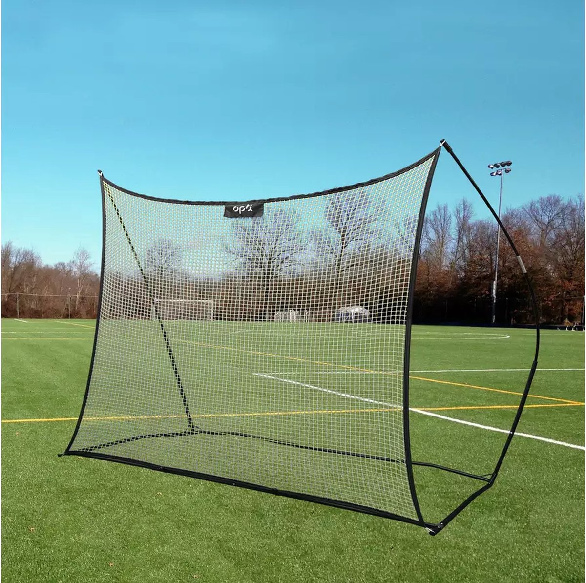 Opti Draagbare Target Voetbal 213cm Rebounder kickback Voetbalgoal