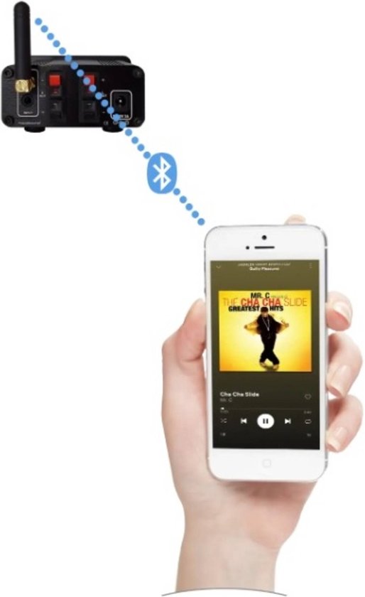 AquaSound BMN50EASY-SW Bluetooth versterker 50 Watt met Samba speakers van AquaSound — afbeelding 2