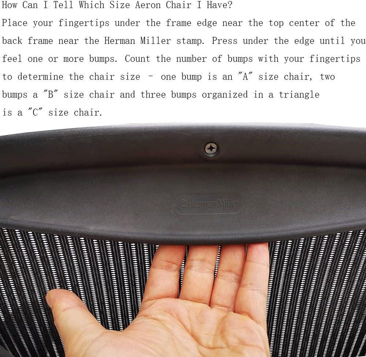 Schuim Insert Vervanging voor Herman Miller Classic Aeron Bureaustoel Zwart Maat A B