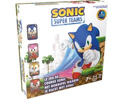 Sonic Super Teams Bordspel - Race met Sonic en vrienden - Inclusief 8 miniaturen