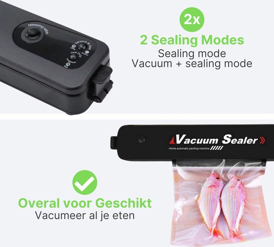 1 rol vacuümsealer zaksealer voor vacuümzakken mac