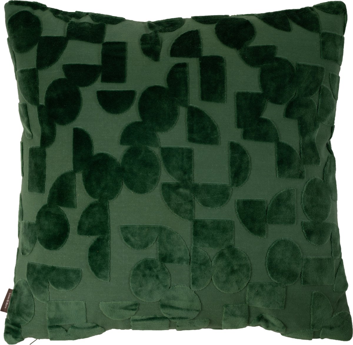 Mars & More Tommy Graphic Design kussen groen 45x45cm