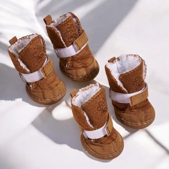 Lamsfluwelen honden schoen