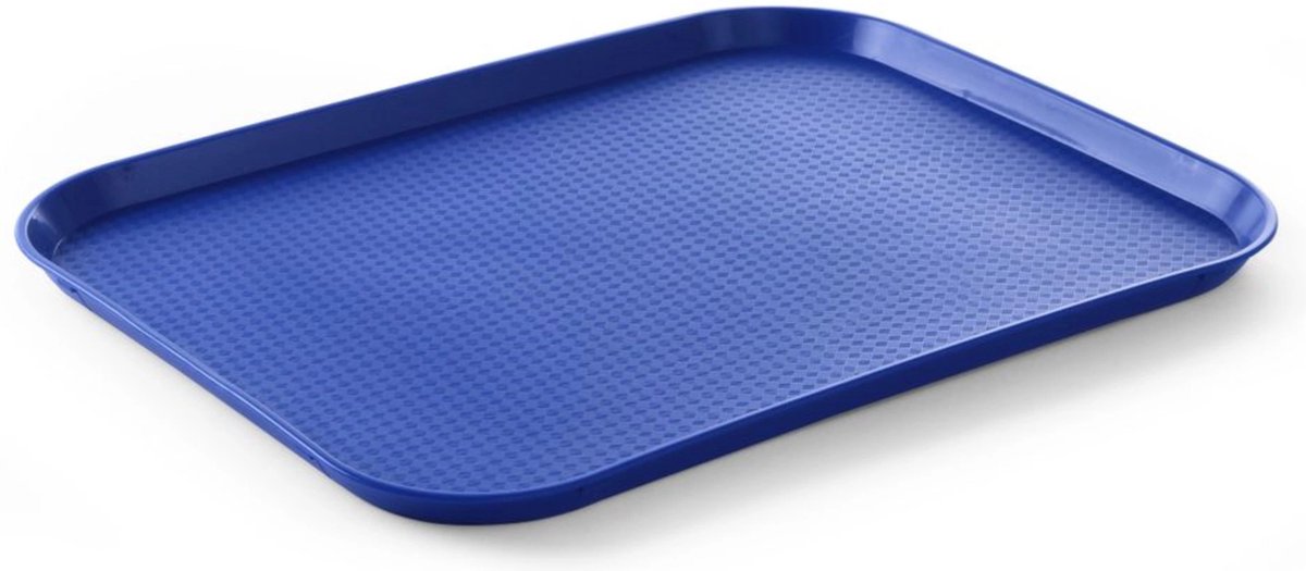 HENDI Groot fastfood dienblad – blauw – 350x450 mm – polypropyleen