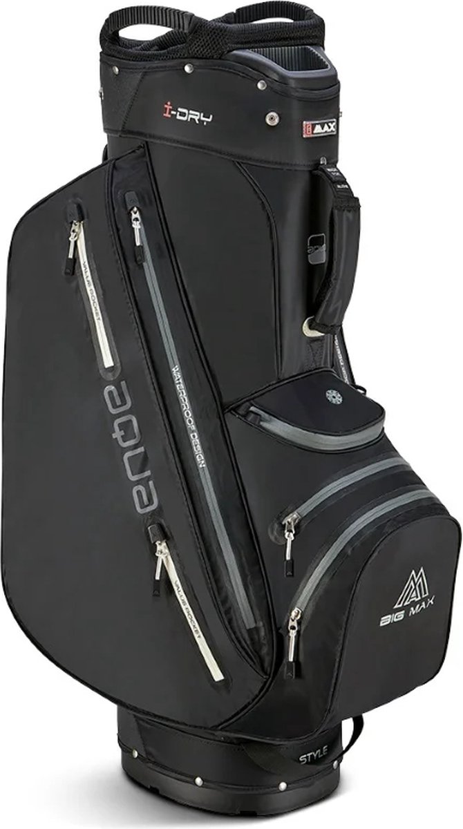Big Max Aqua Style 4 - Waterdichte Golftas - Cartbag - Zwart van Merkloos — afbeelding 5