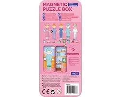 MIEREDU Magnetische Puzzeldoos - Dokter - Bevat 2 Scènes - Meer Dan 30 Magneten - 3 Jaar