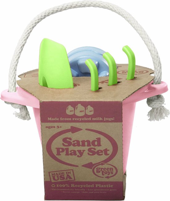 Green Toys - Zandspeelset Roze van Merkloos	 — afbeelding 4