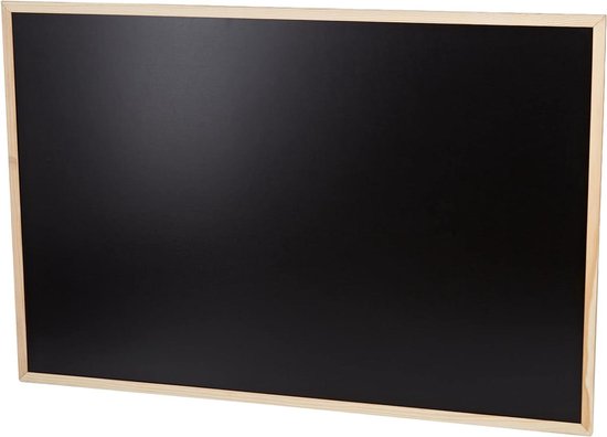 Magnetisch Krijtbord Railsysteem 100 (B) x 1 (D) x 67 (H) cm Zwart | Viking Direct NL
