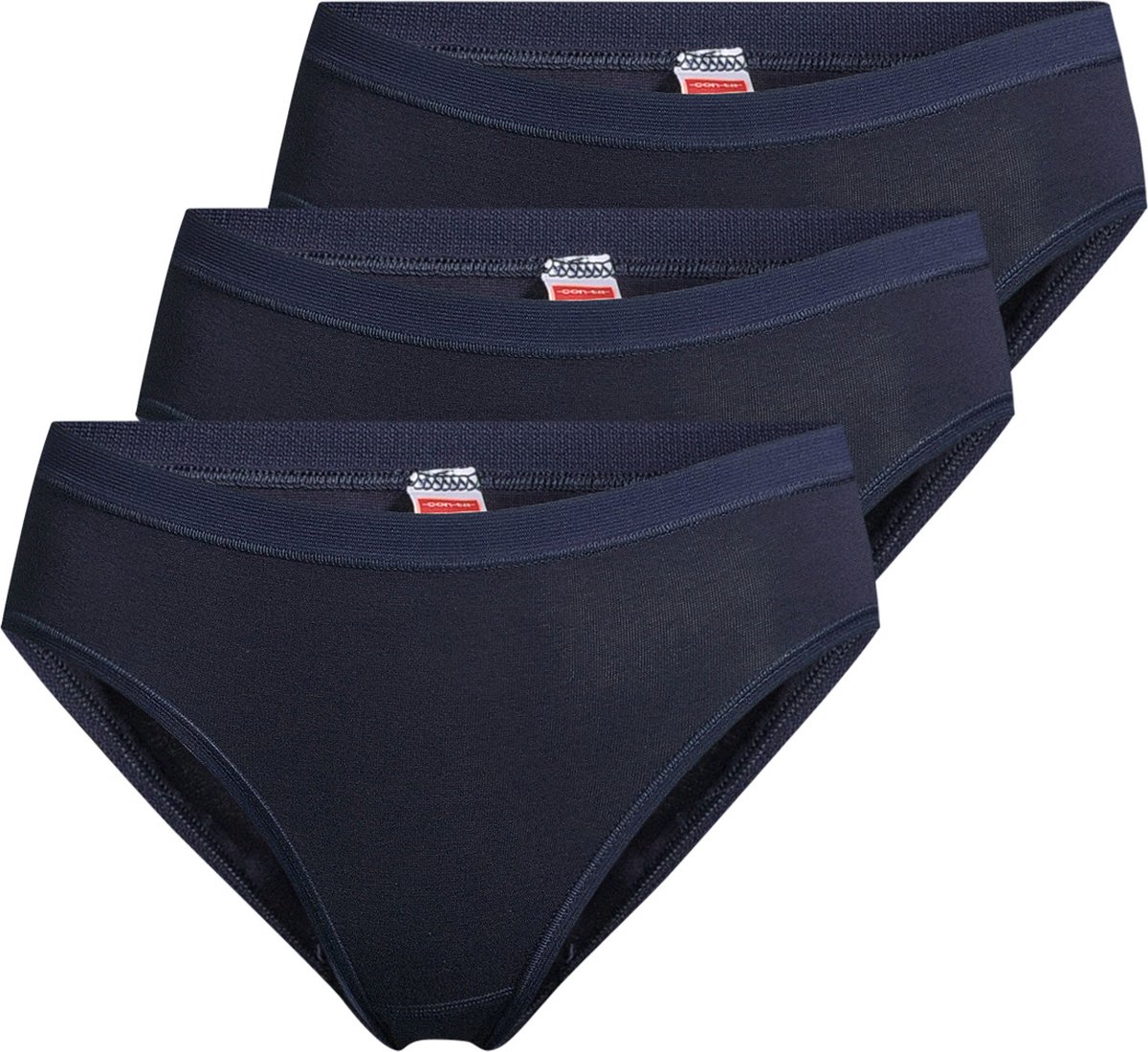 Conta Dames midi slip 3 pack fijnrib